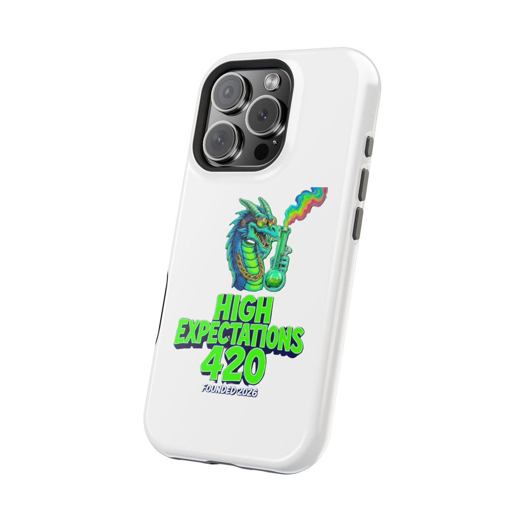 420 Dragon Graphic Phone Case — "High Expectations" Magnetic Impact-Resistant