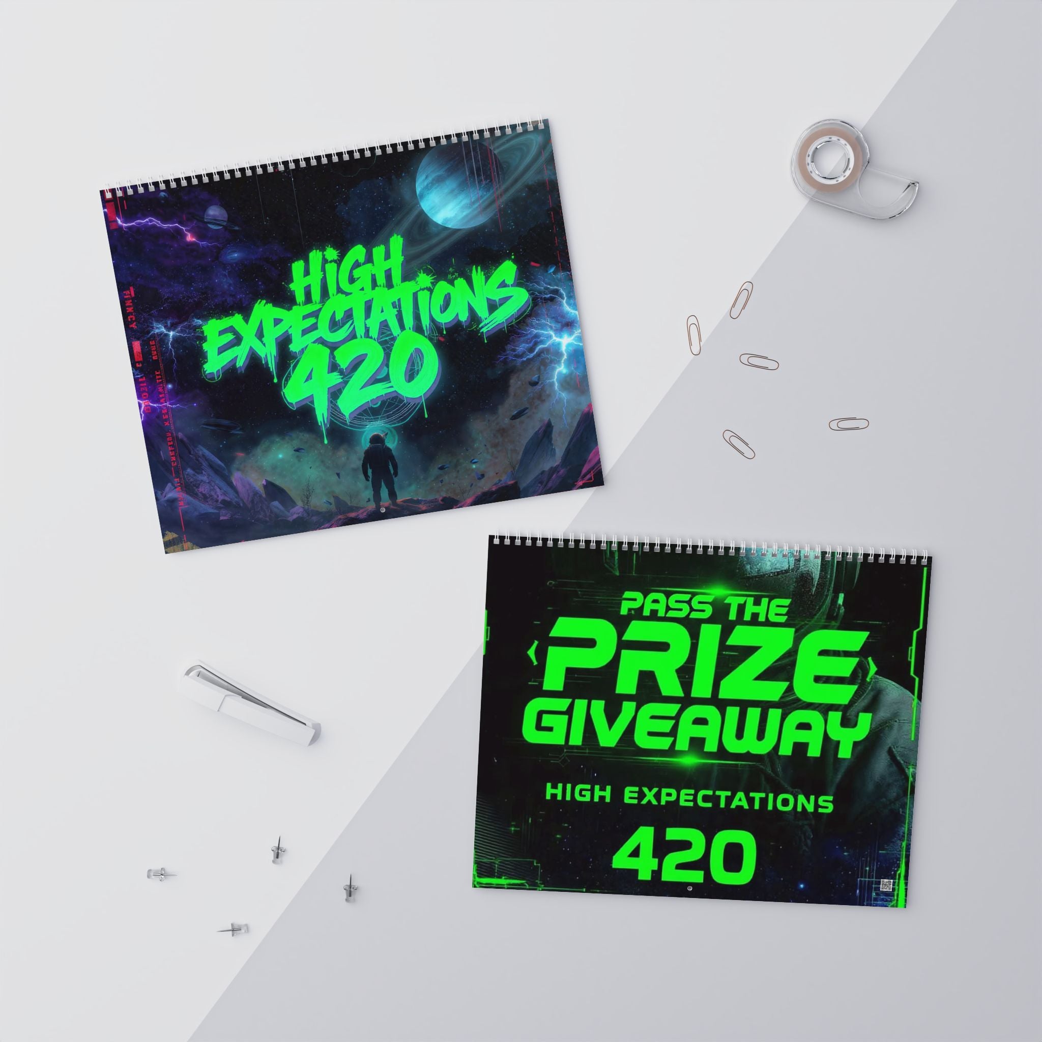 HE420 Cosmic/Street Art Wall Calendar (2027)