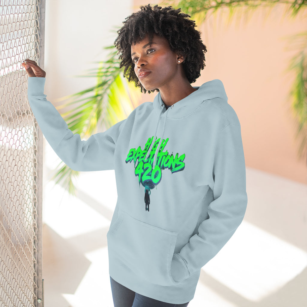 420 Expectations Hoodie — Graffiti Streetwear Pullover
