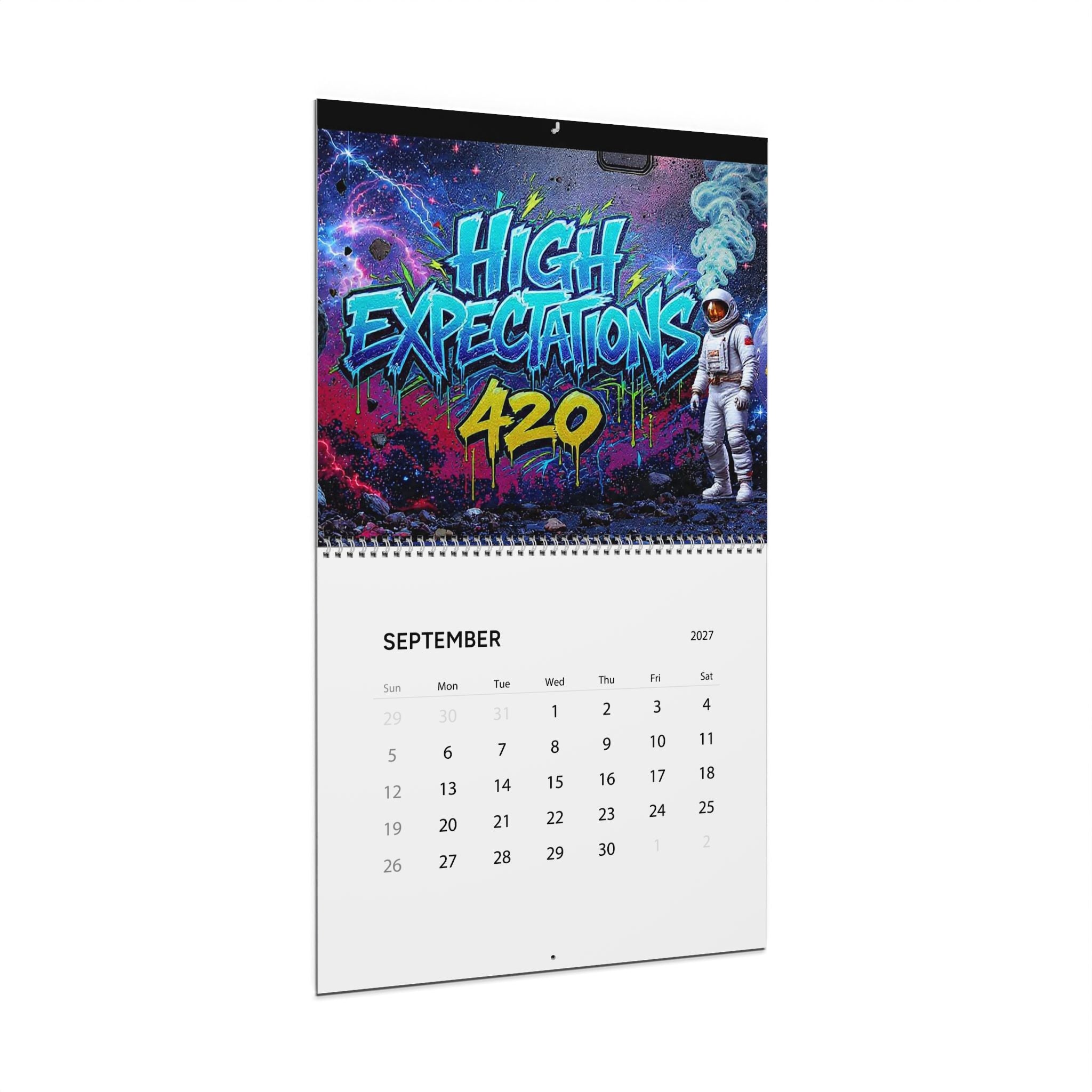 HE420 Cosmic/Street Art Wall Calendar (2027)
