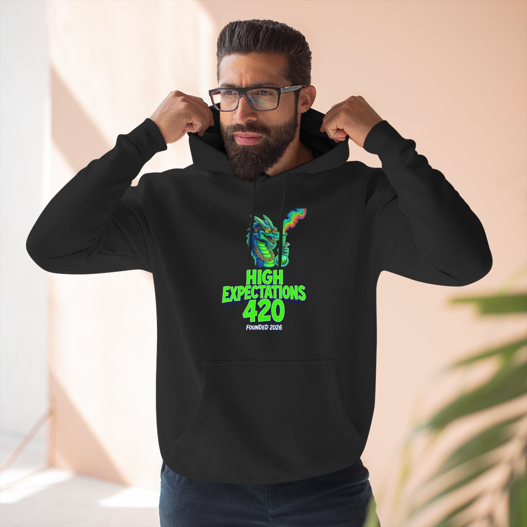 Puff the Magic Dragon HE420 Hoodie — Graphic Pullover