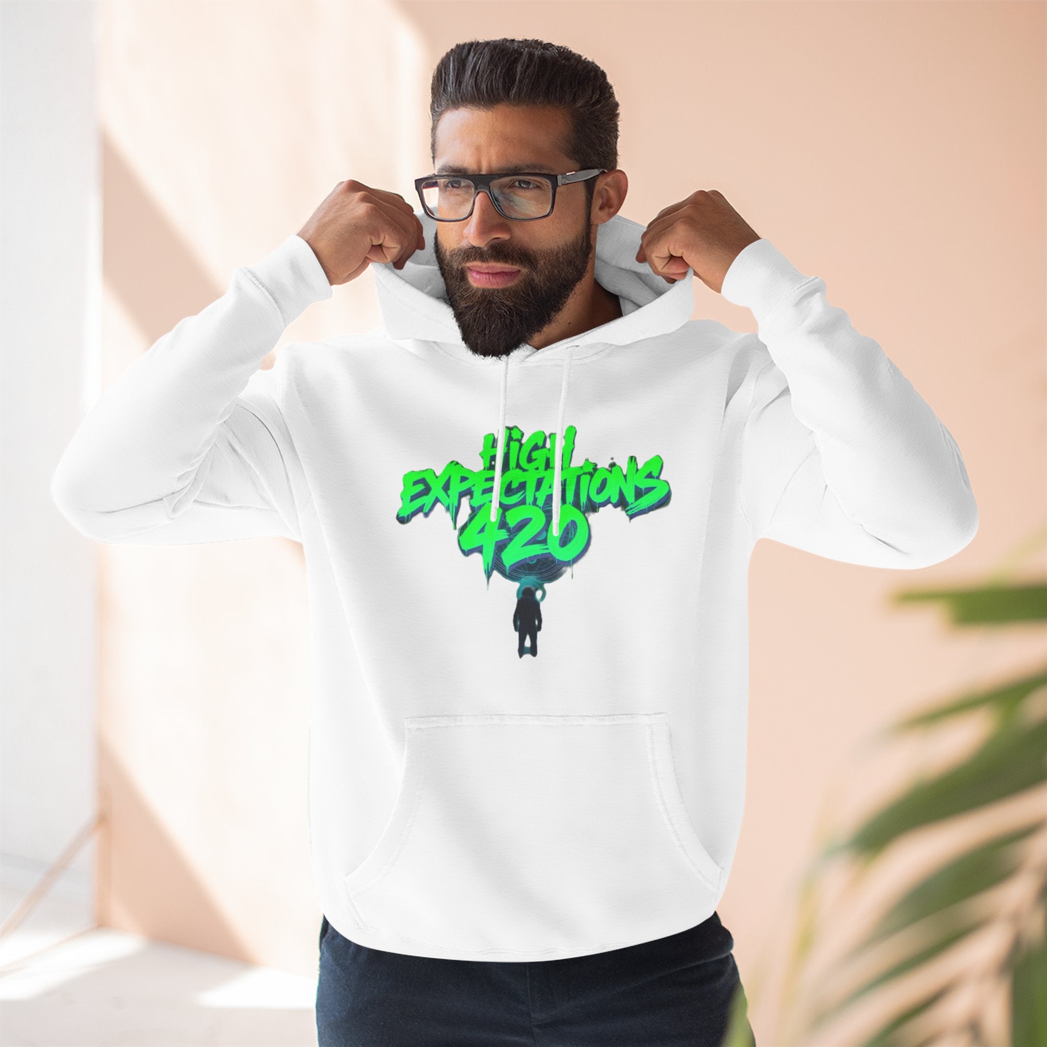 420 Expectations Hoodie — Graffiti Streetwear Pullover