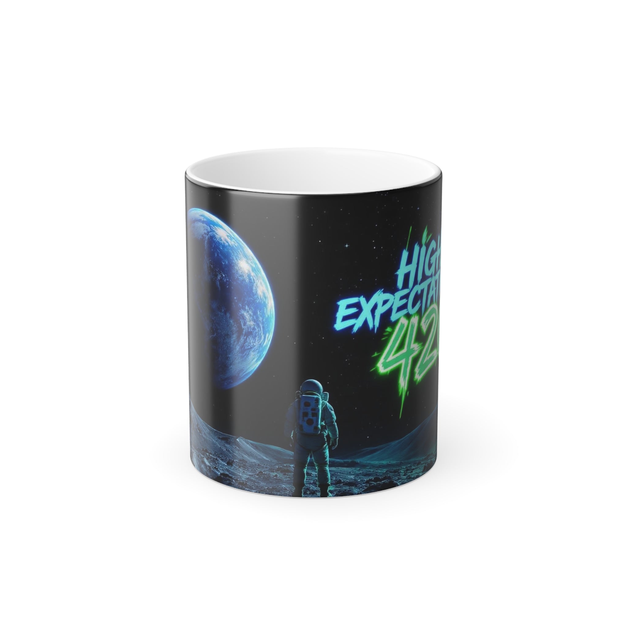 Color-Changing Mug — "Dank Side of the Moon" Astronaut 11oz