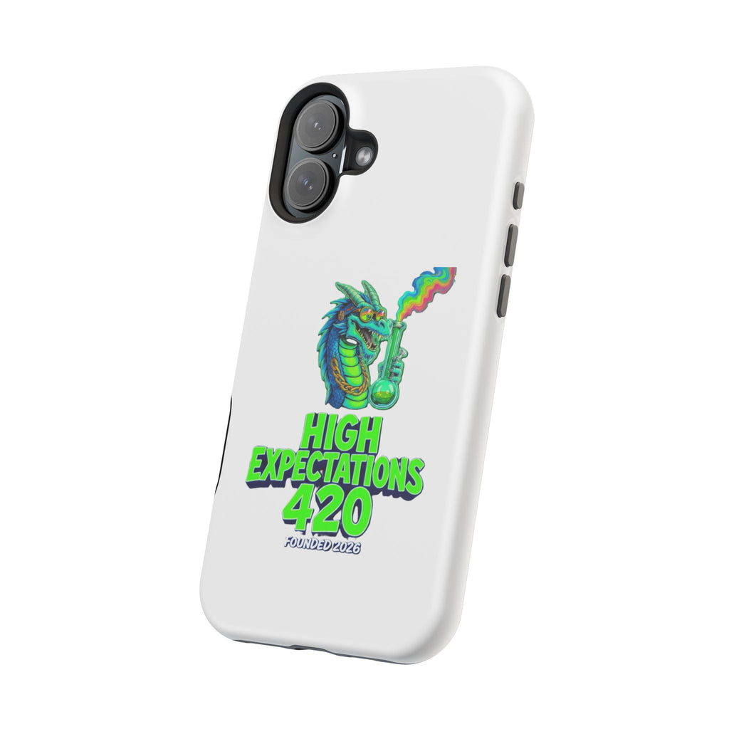 420 Dragon Graphic Phone Case — "High Expectations" Magnetic Impact-Resistant