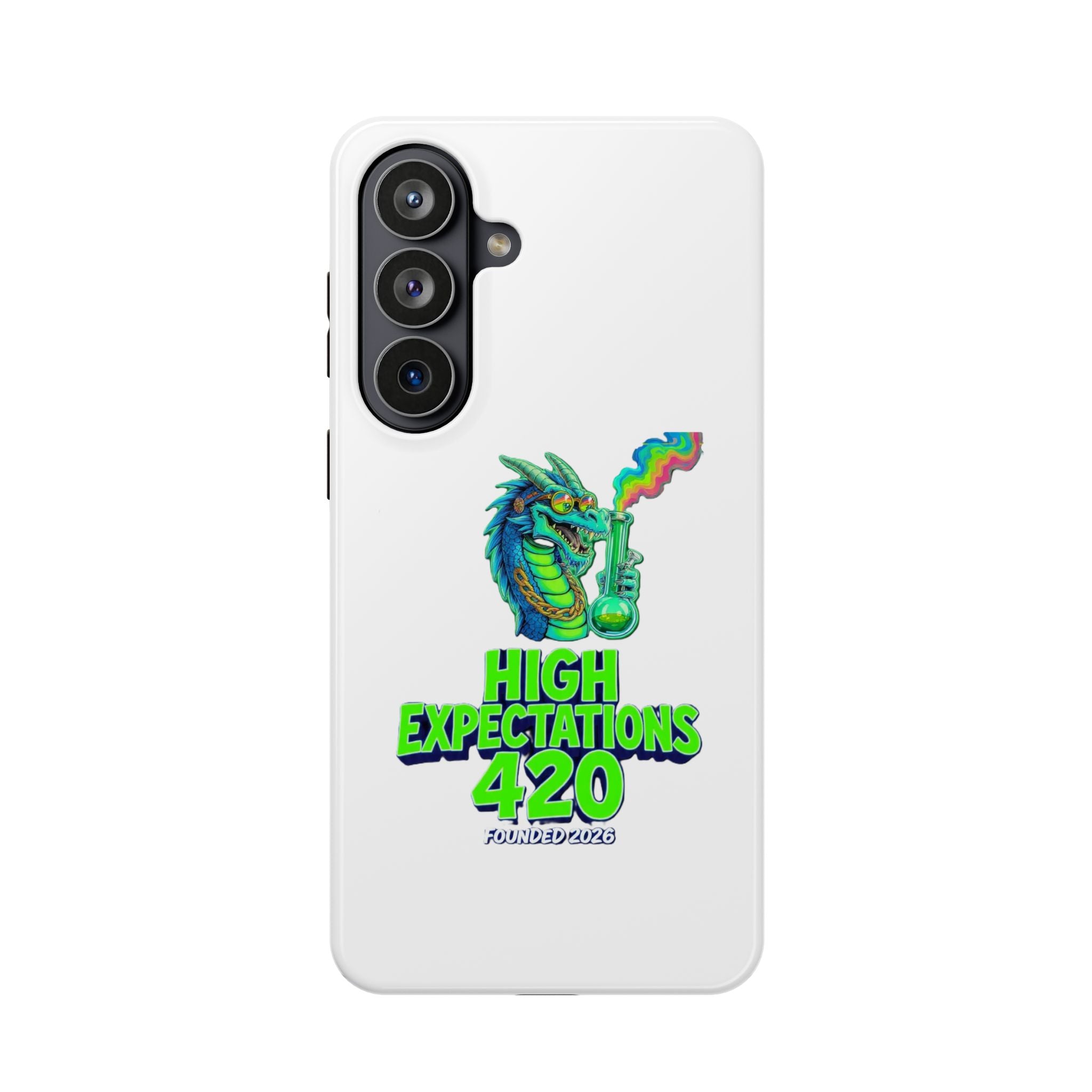 420 Dragon Graphic Phone Case — "High Expectations" Magnetic Impact-Resistant