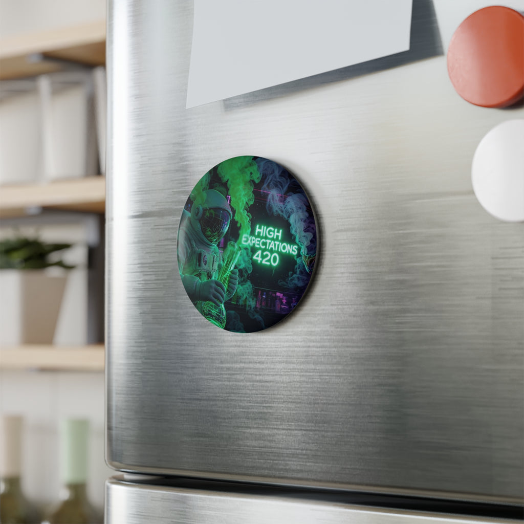 Smoke Session Button Magnet