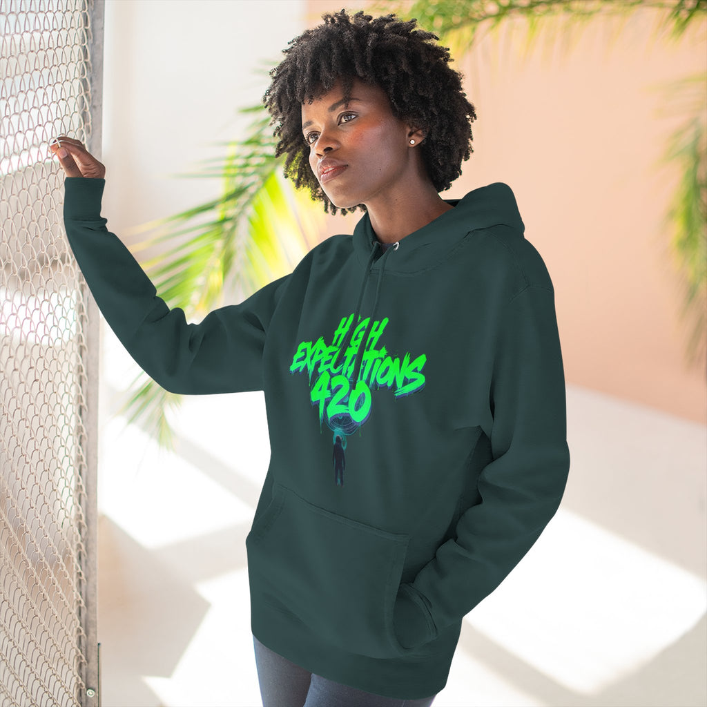 420 Expectations Hoodie — Graffiti Streetwear Pullover