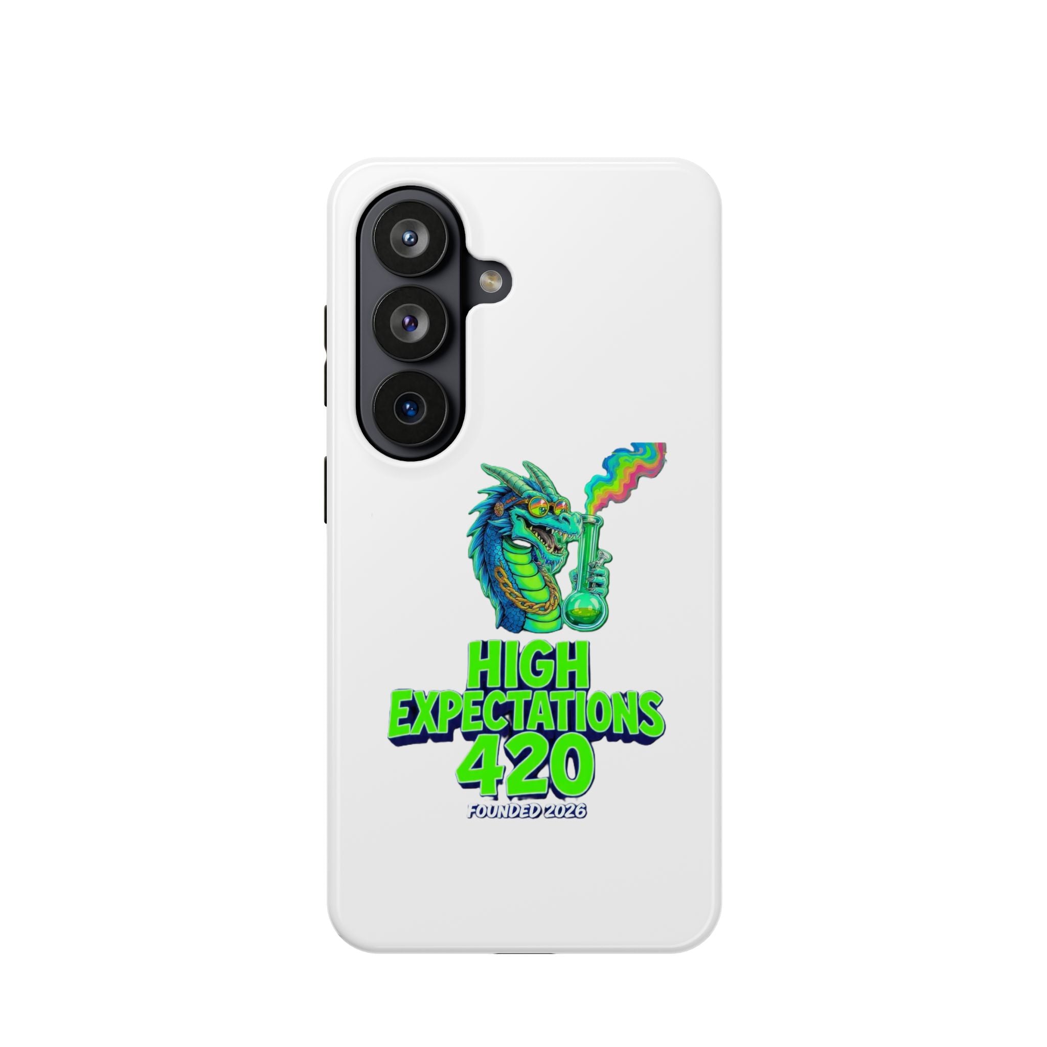 420 Dragon Graphic Phone Case — "High Expectations" Magnetic Impact-Resistant