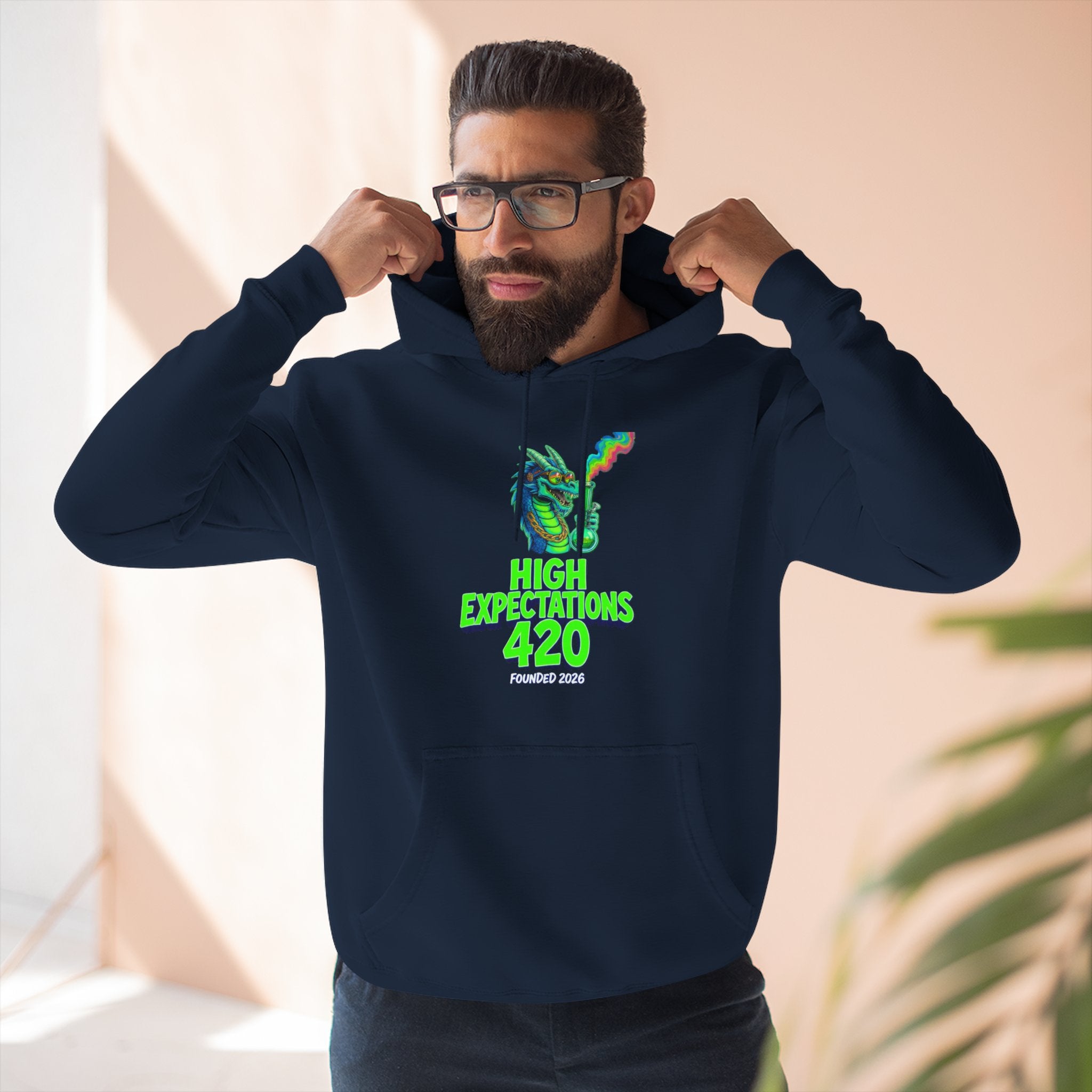 Puff the Magic Dragon HE420 Hoodie — Graphic Pullover