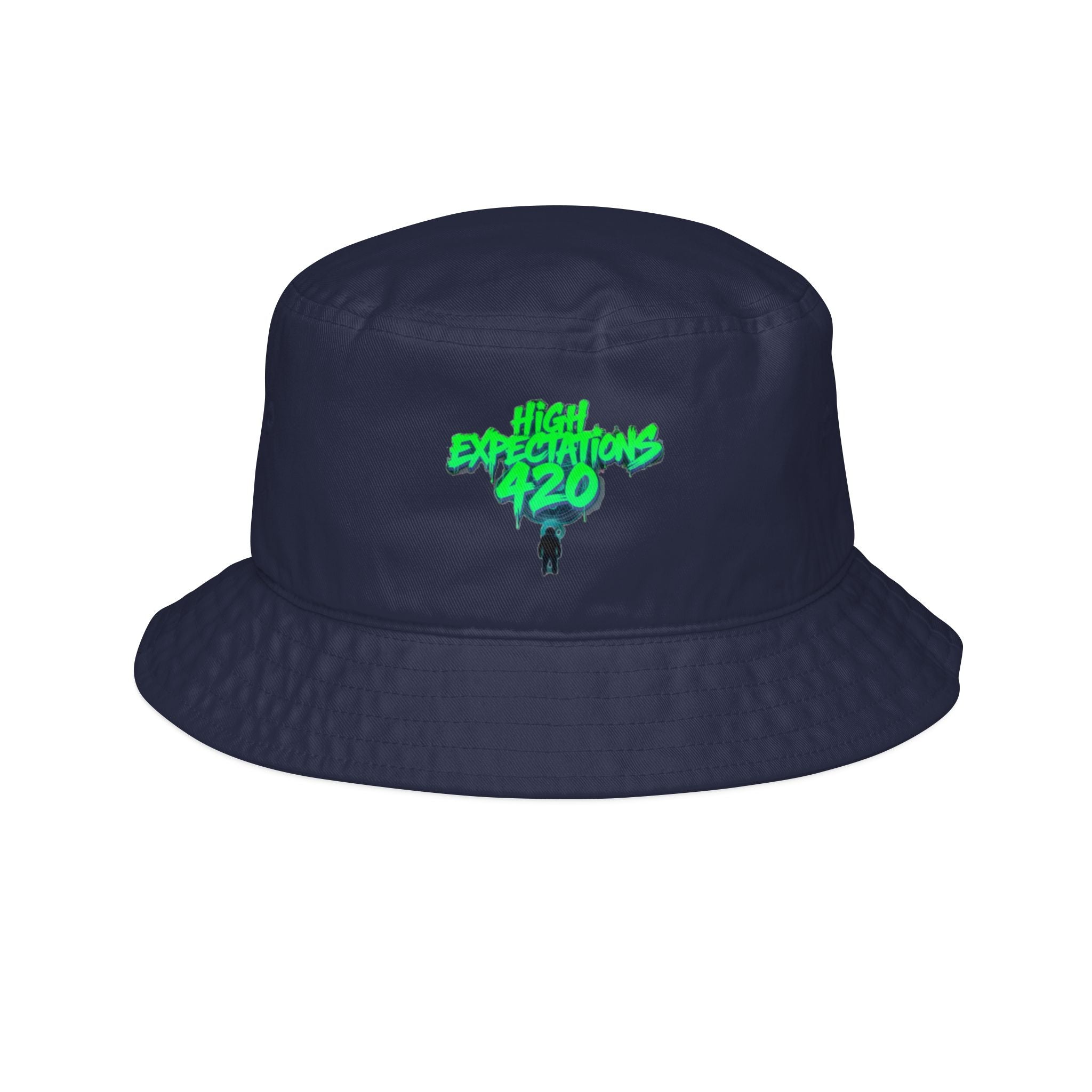 420 Adventures Bucket Hat — Green Graffiti Graphic