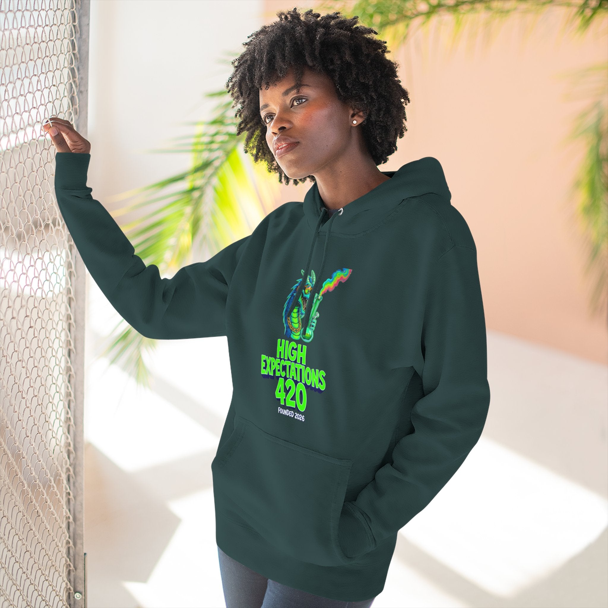 Puff the Magic Dragon HE420 Hoodie — Graphic Pullover