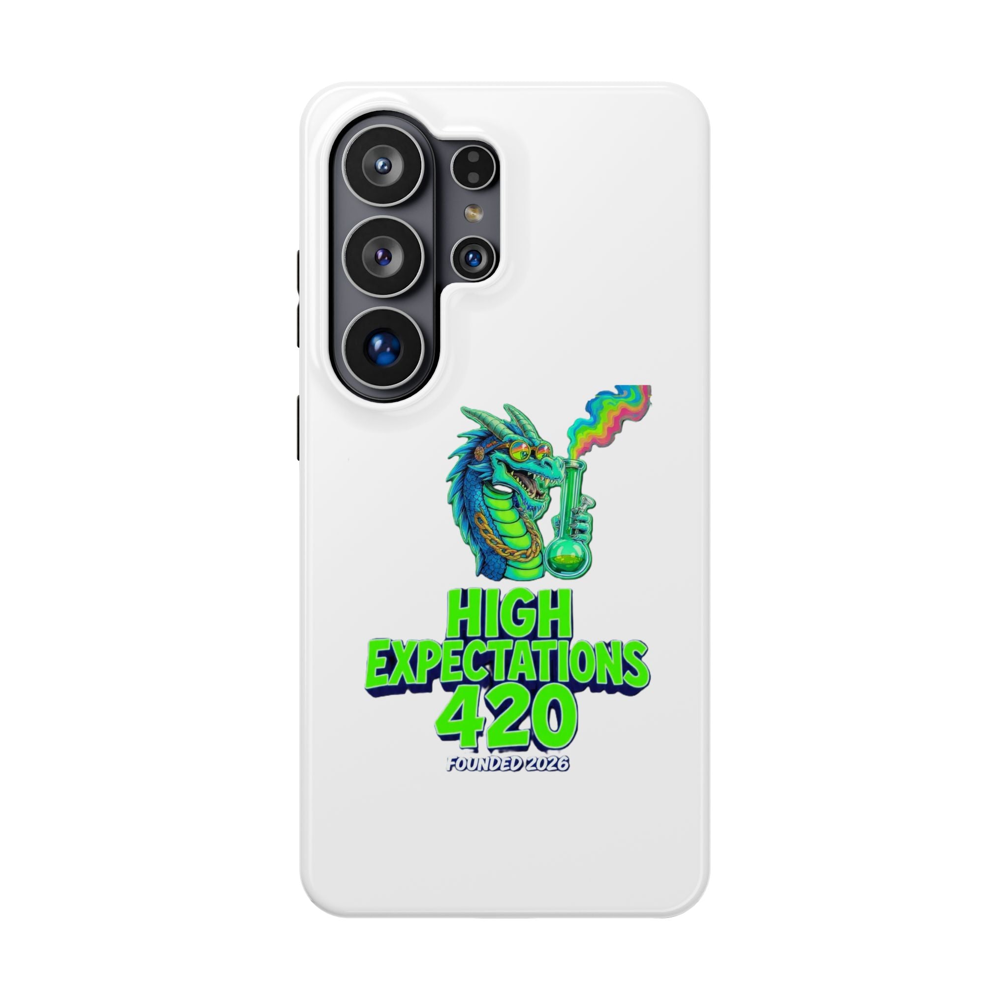420 Dragon Graphic Phone Case — "High Expectations" Magnetic Impact-Resistant
