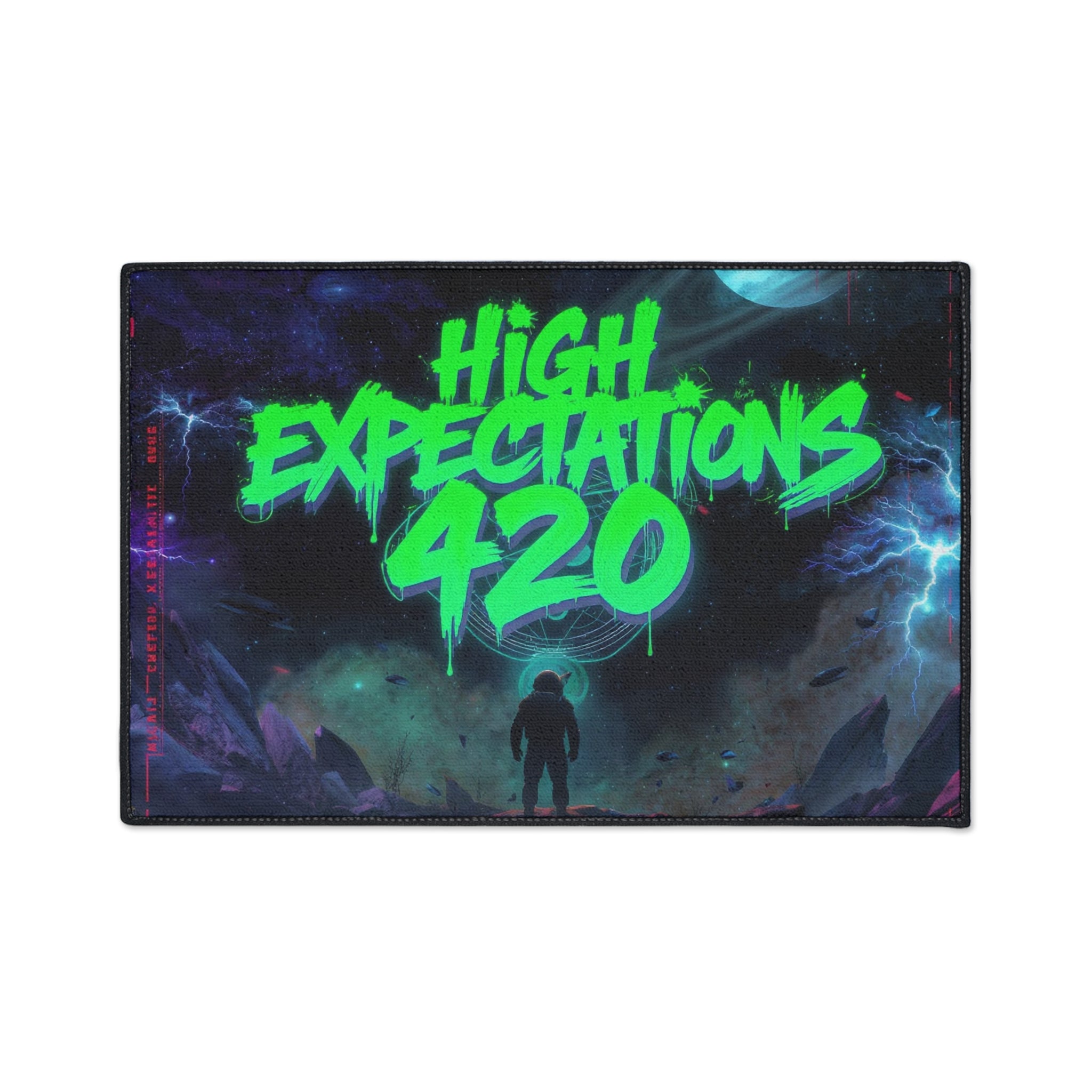 HE420 Heavy-Duty Floor Mat — Neon Space