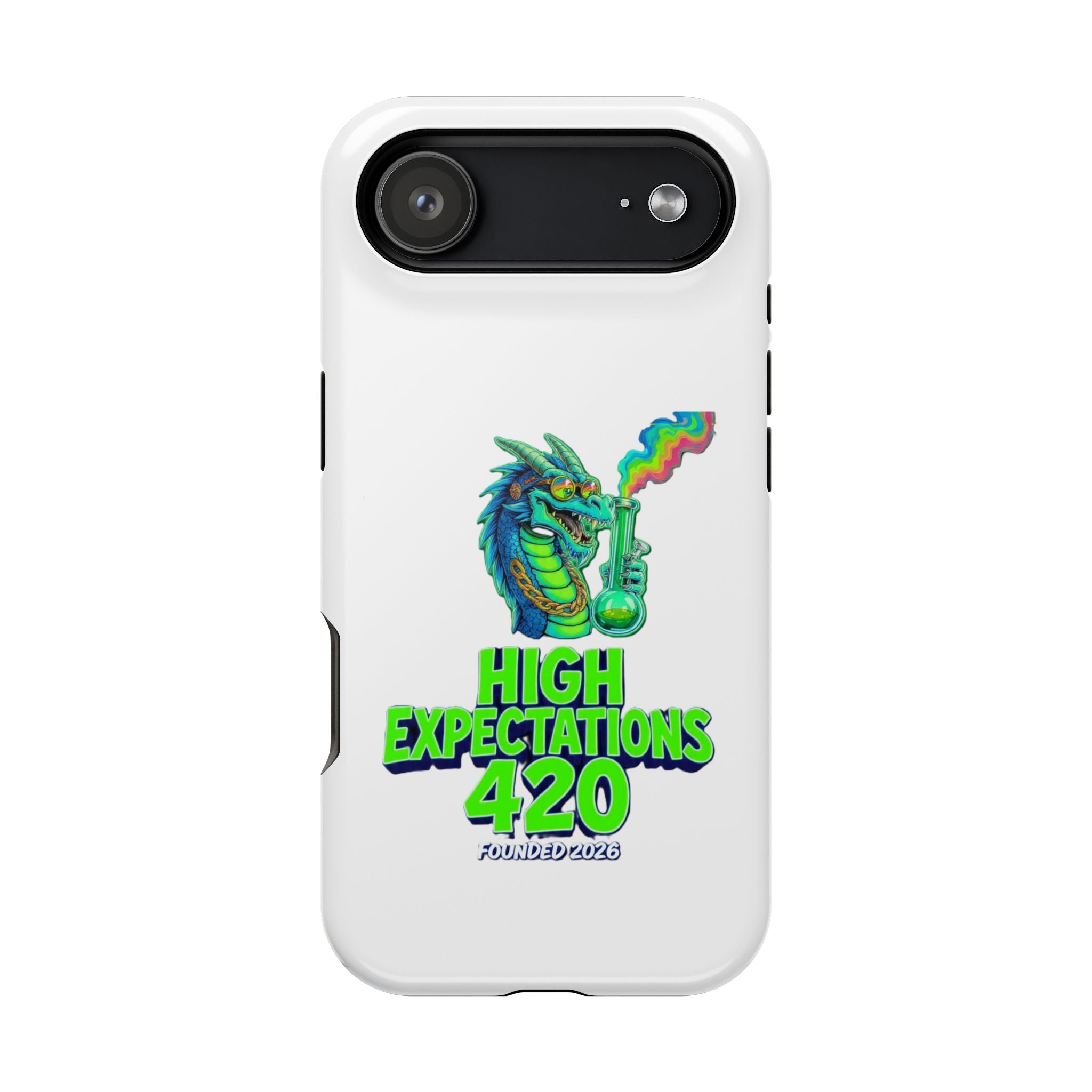420 Dragon Graphic Phone Case — "High Expectations" Magnetic Impact-Resistant
