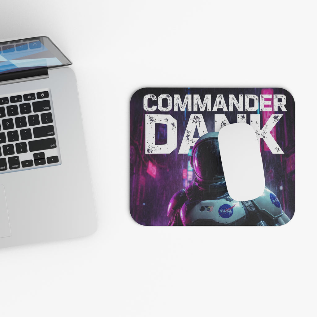 Commander Dank Astronaut Mouse Pad – NASA Superhero Gaming Desk Mat