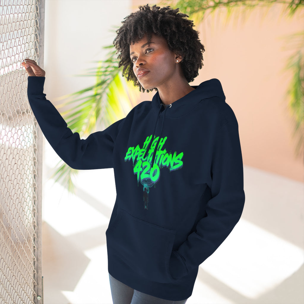 420 Expectations Hoodie — Graffiti Streetwear Pullover