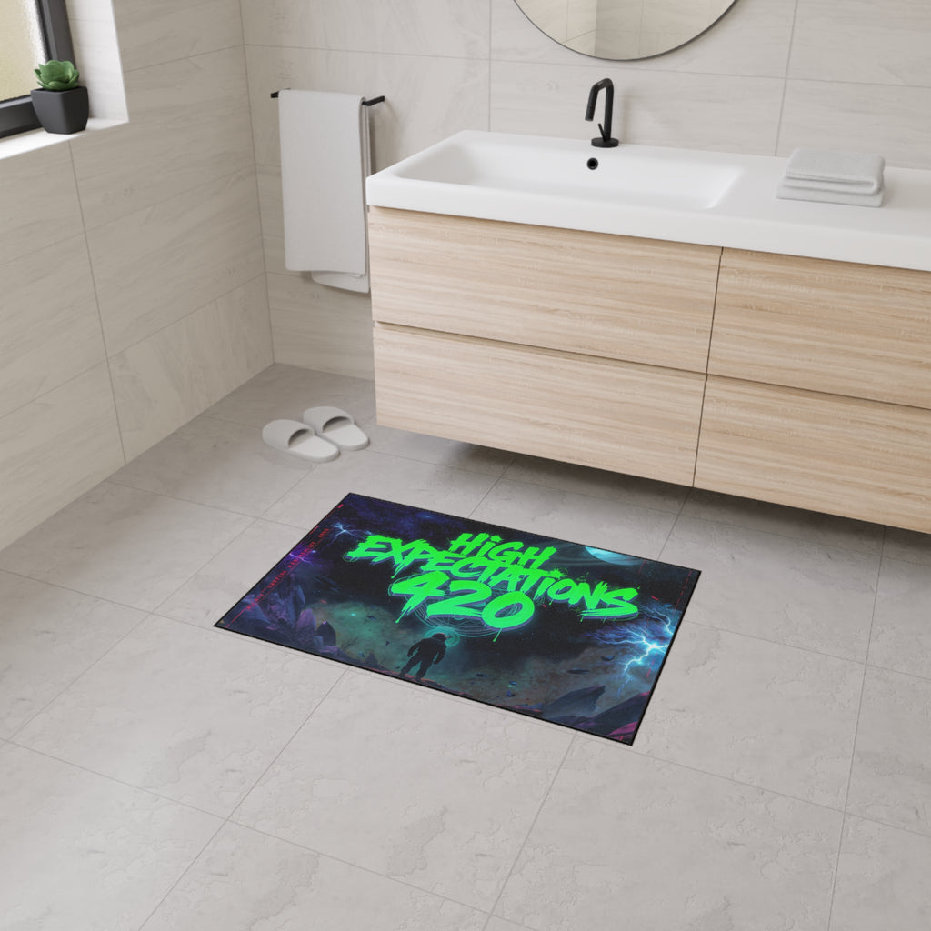 HE420 Heavy-Duty Floor Mat — Neon Space