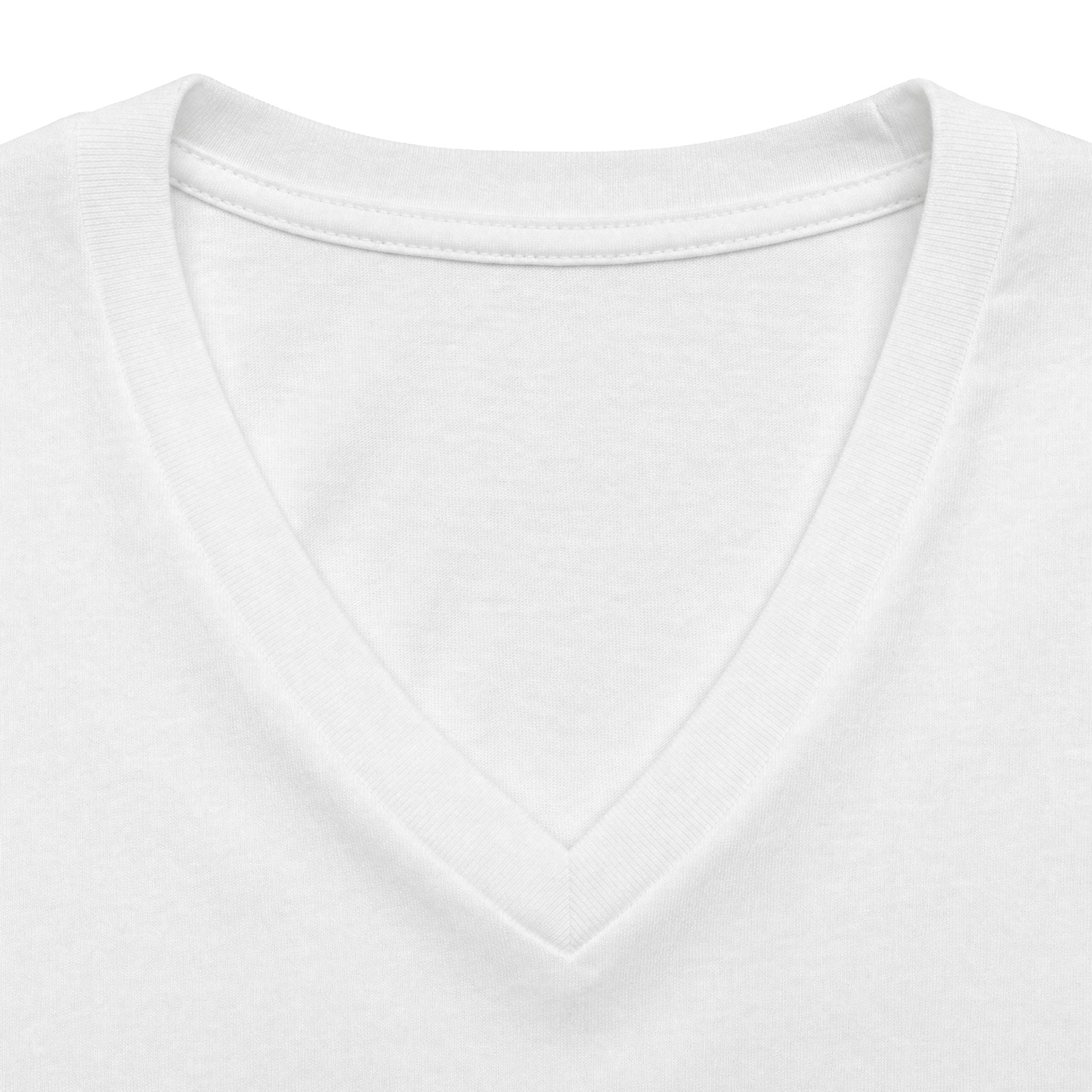 Women's V-Neck Tee — "High Expectations 420" Graphic Shirt