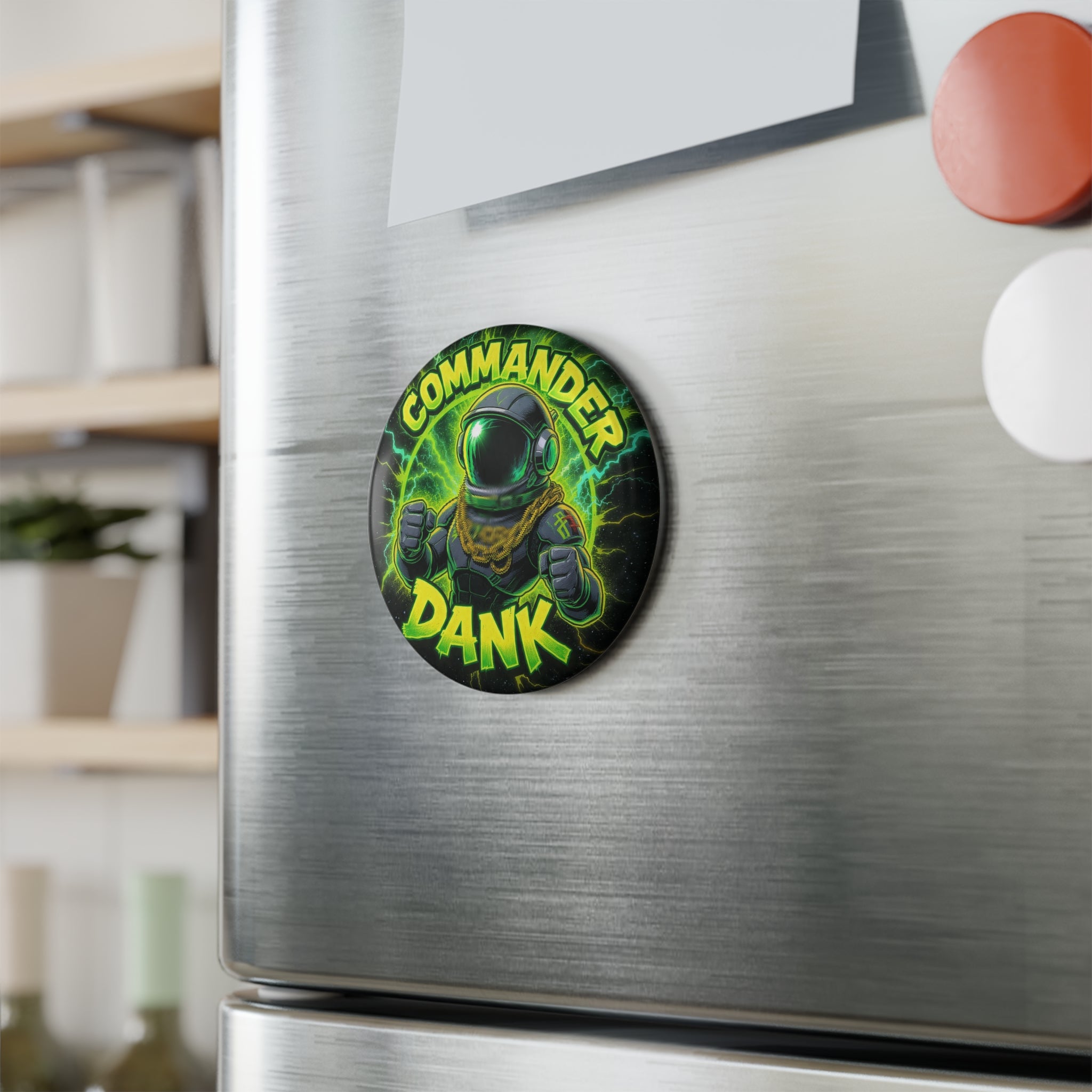 HE420 Commander Dank Button Magnet