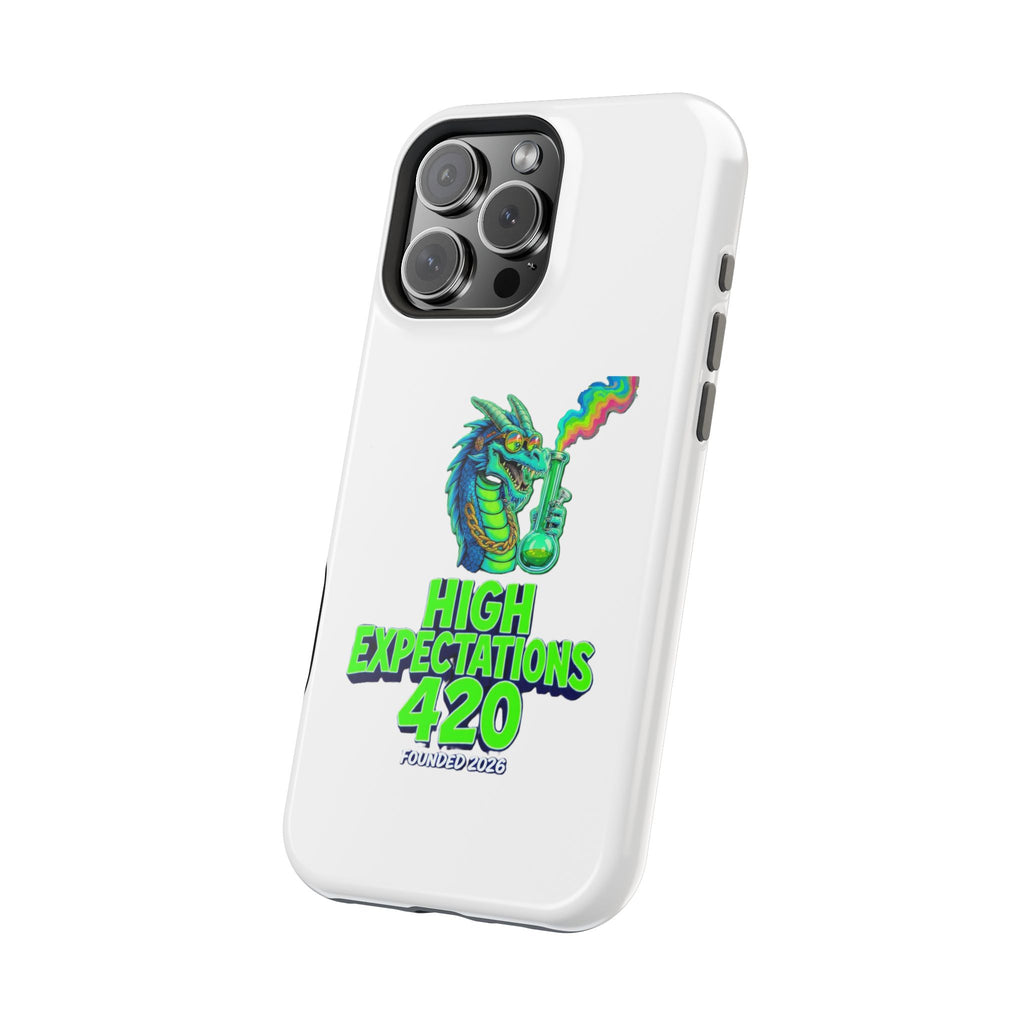 420 Dragon Graphic Phone Case — "High Expectations" Magnetic Impact-Resistant