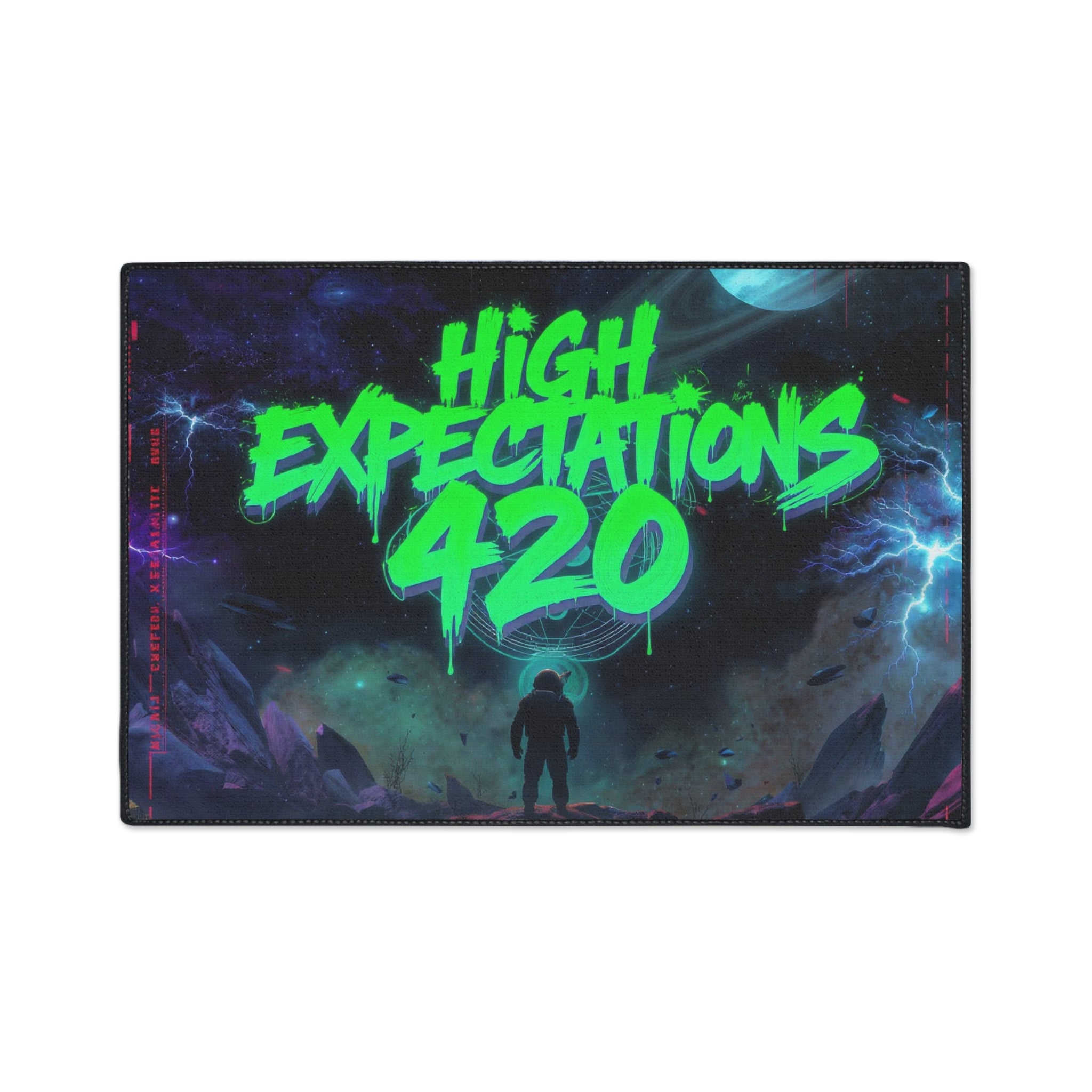 HE420 Heavy-Duty Floor Mat — Neon Space