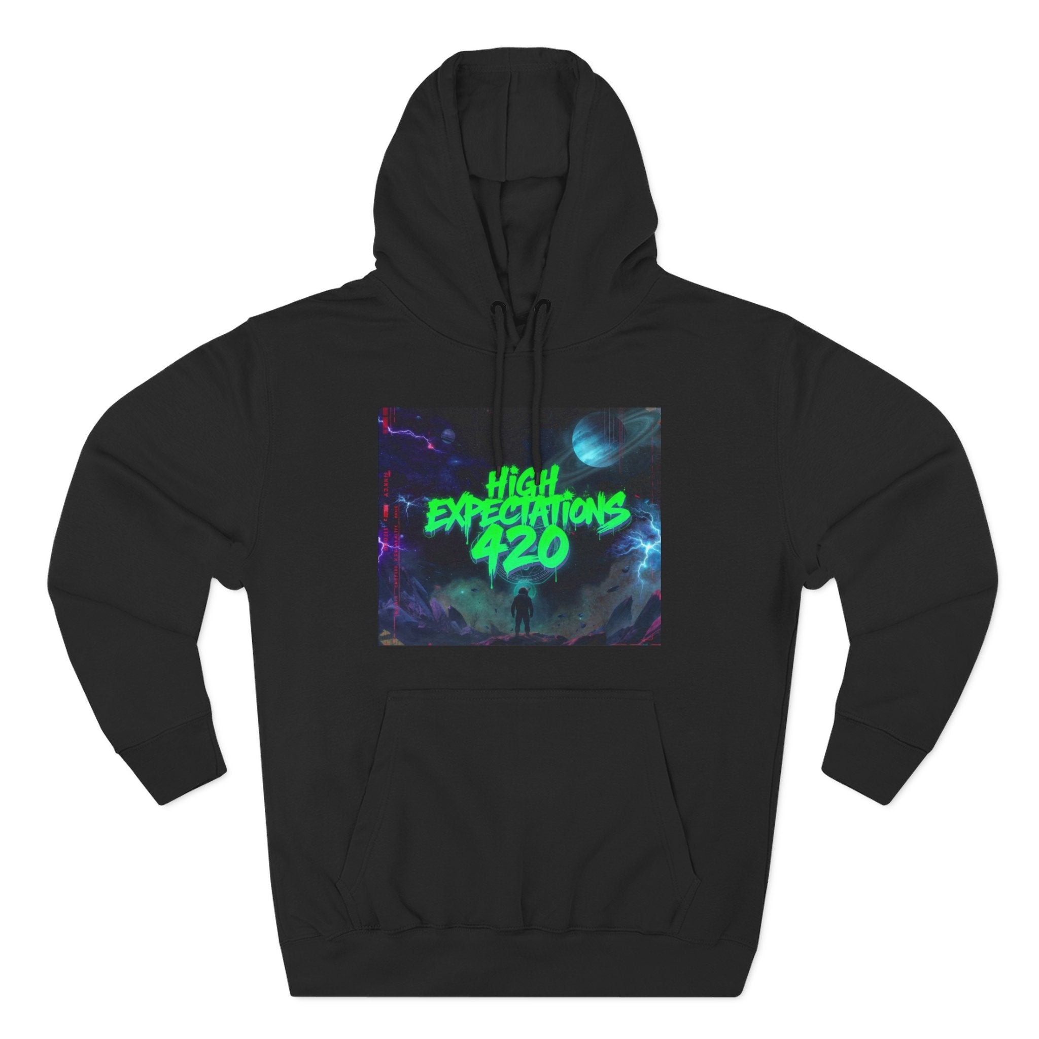 High Expectations 420 Hoodie —  Dank World Graphic Pullover