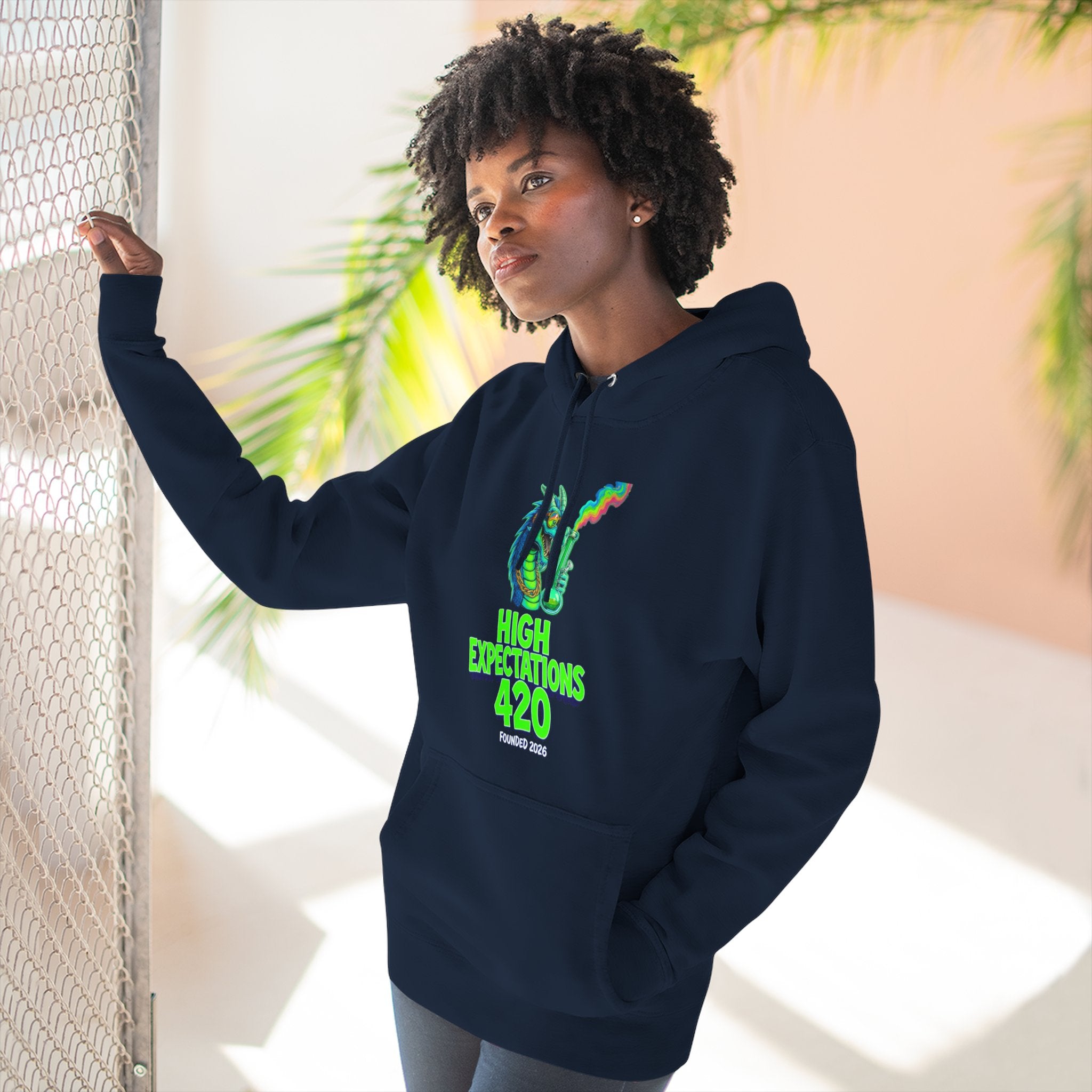 Puff the Magic Dragon HE420 Hoodie — Graphic Pullover