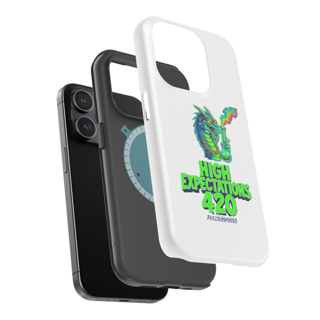420 Dragon Graphic Phone Case — "High Expectations" Magnetic Impact-Resistant