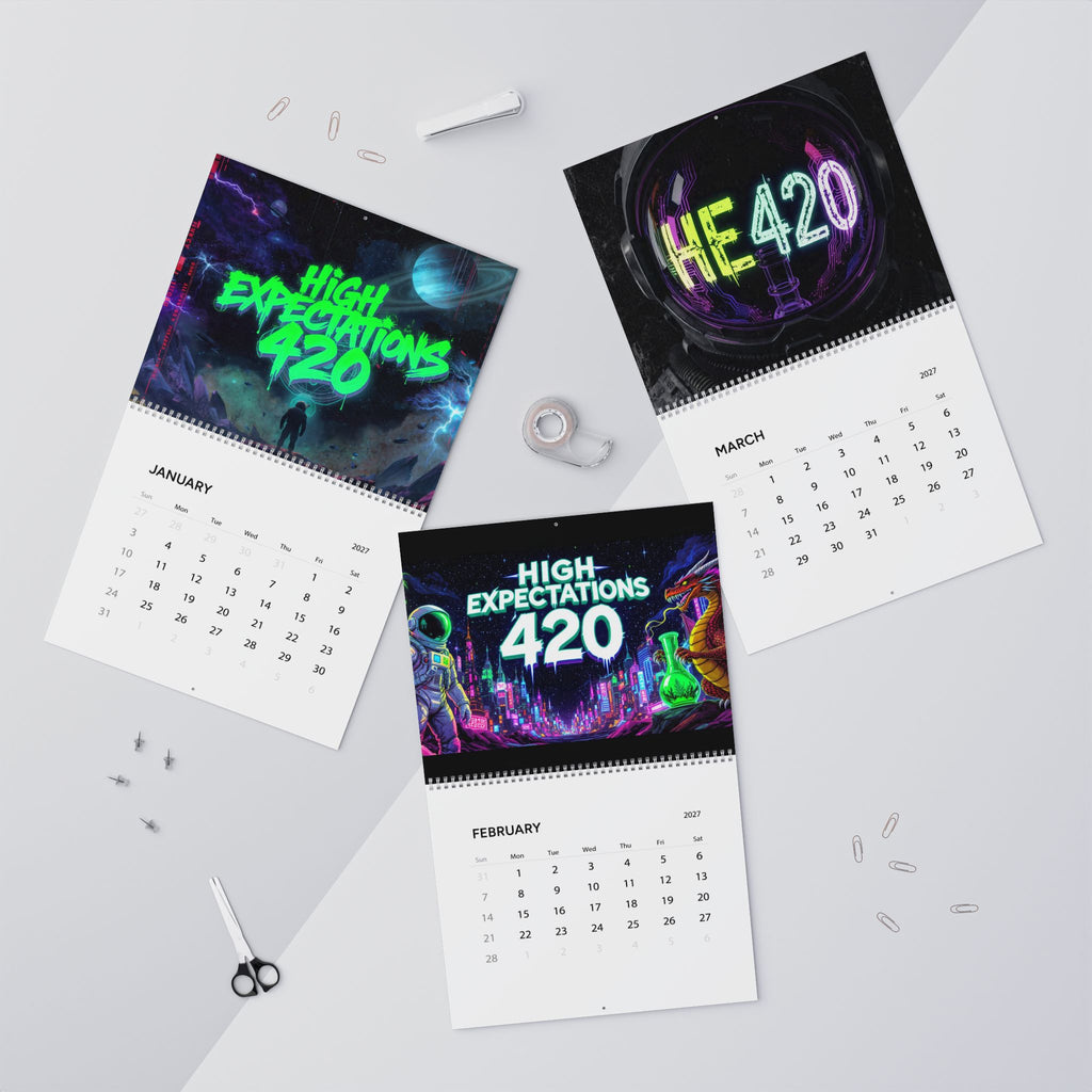 HE420 Cosmic/Street Art Wall Calendar (2027)