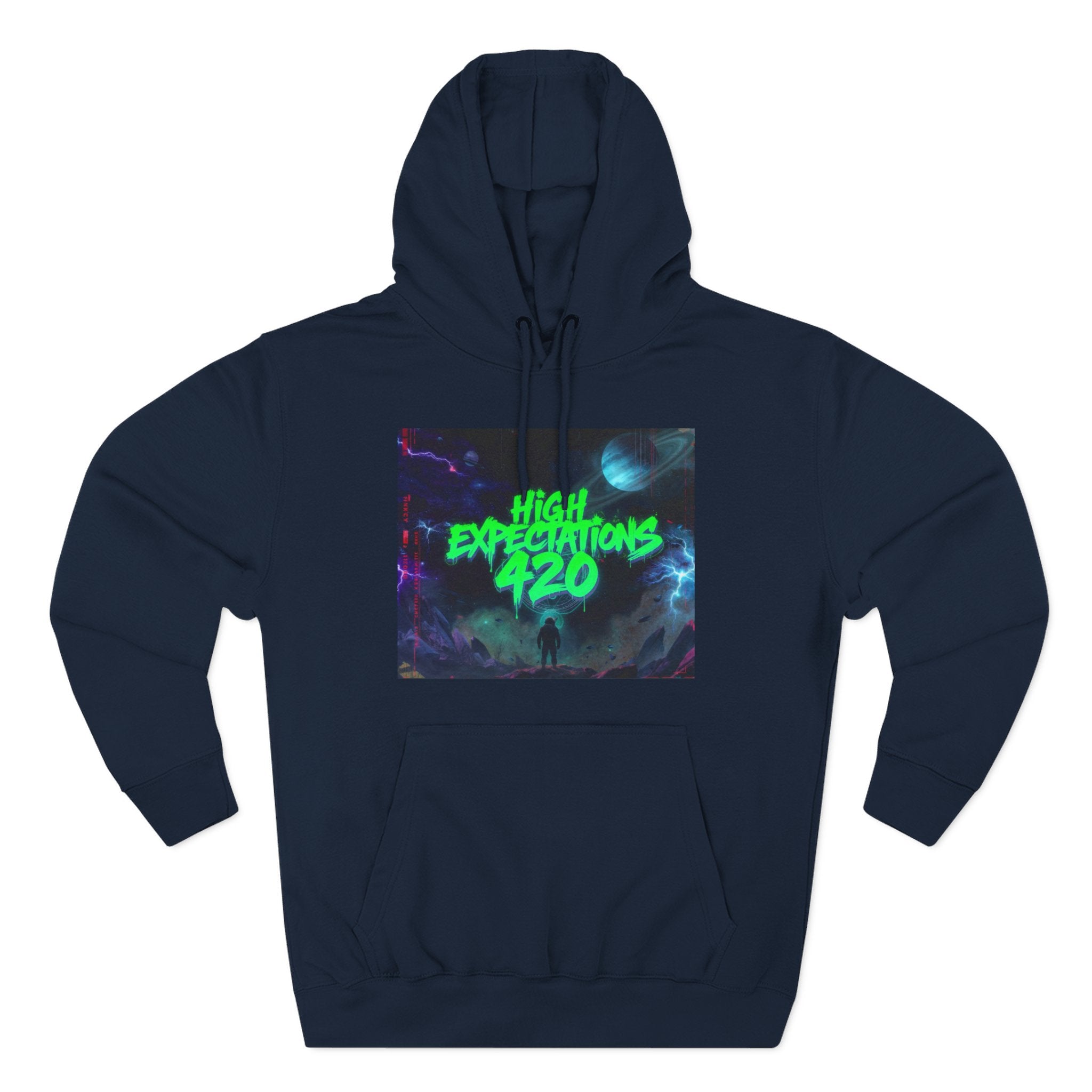 High Expectations 420 Hoodie —  Dank World Graphic Pullover