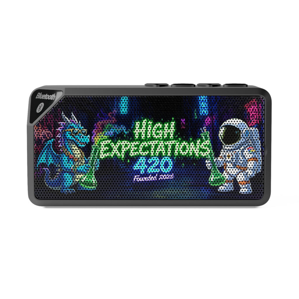 Bluetooth Speaker —  HE420 Neon Dragon & Astronaut LED Speaker
