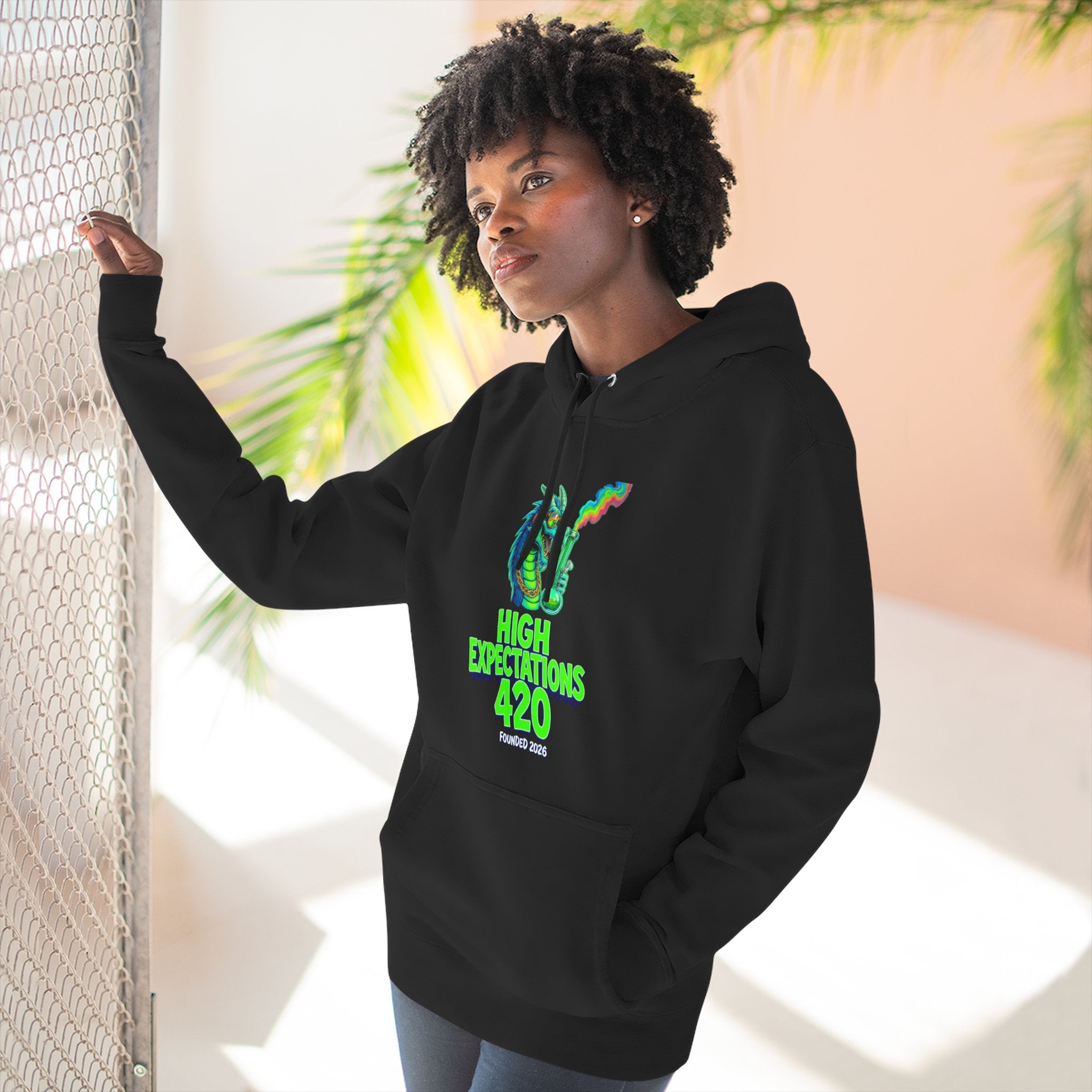 Puff the Magic Dragon HE420 Hoodie — Graphic Pullover
