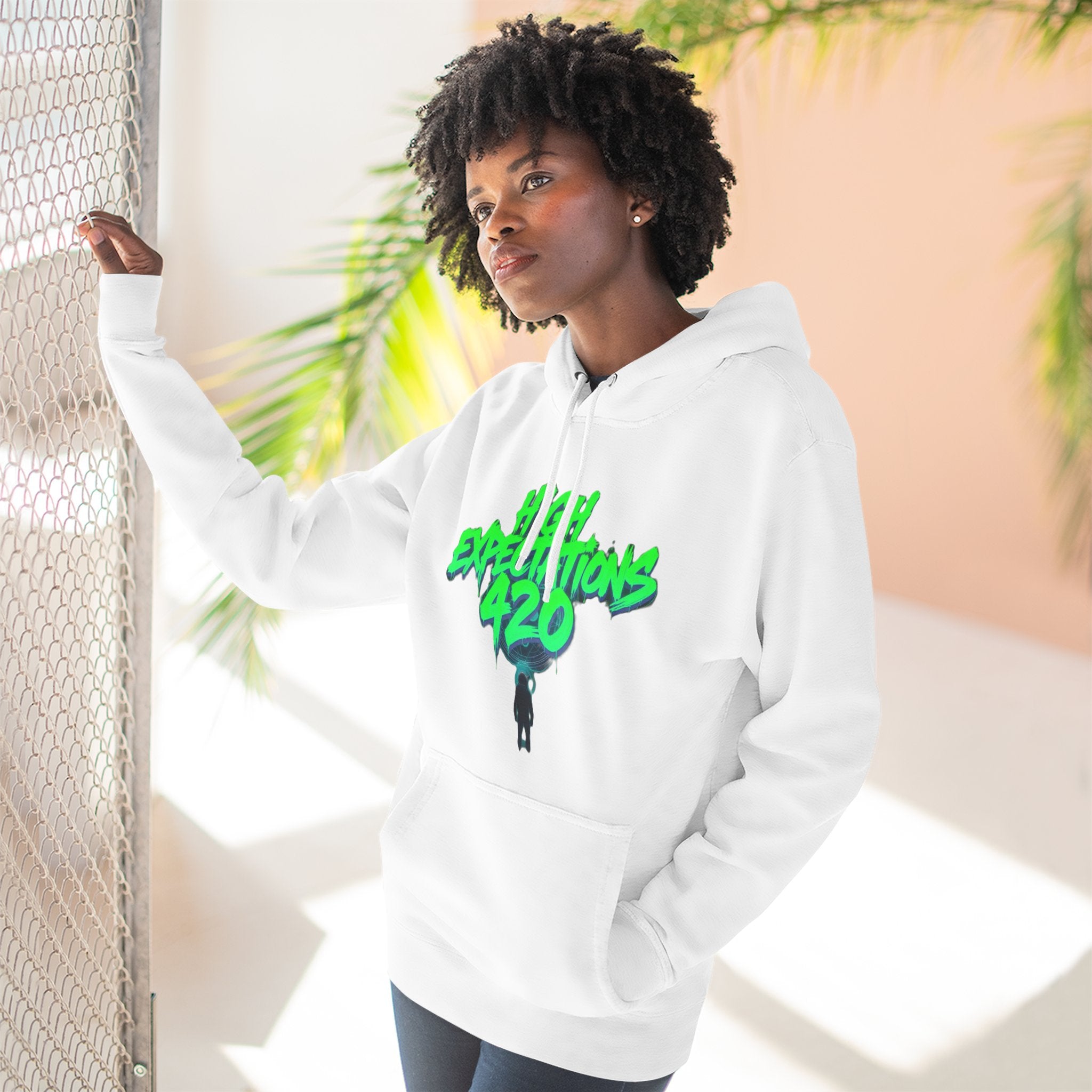 420 Expectations Hoodie — Graffiti Streetwear Pullover
