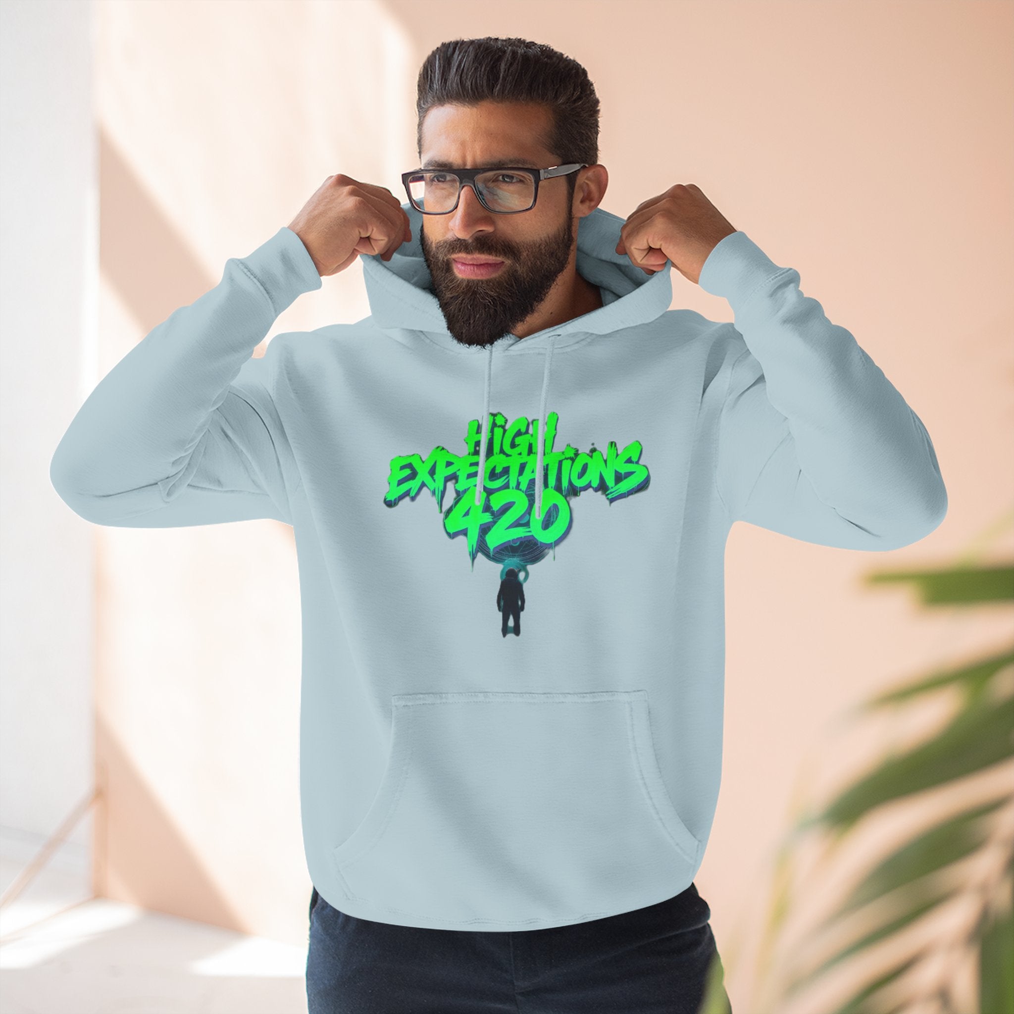 420 Expectations Hoodie — Graffiti Streetwear Pullover