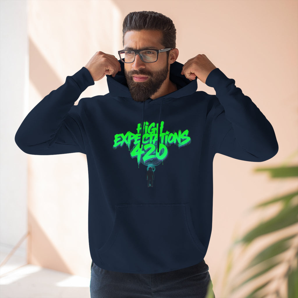 420 Expectations Hoodie — Graffiti Streetwear Pullover