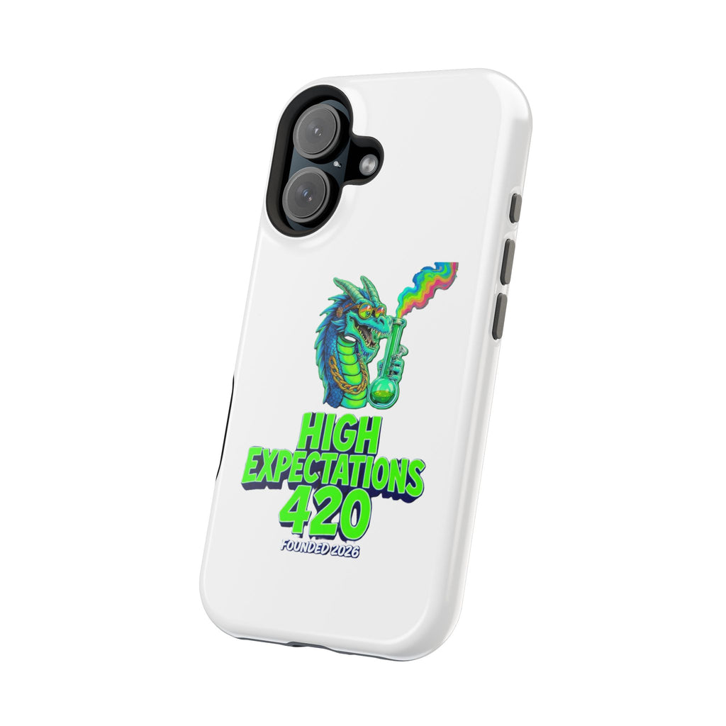 420 Dragon Graphic Phone Case — "High Expectations" Magnetic Impact-Resistant