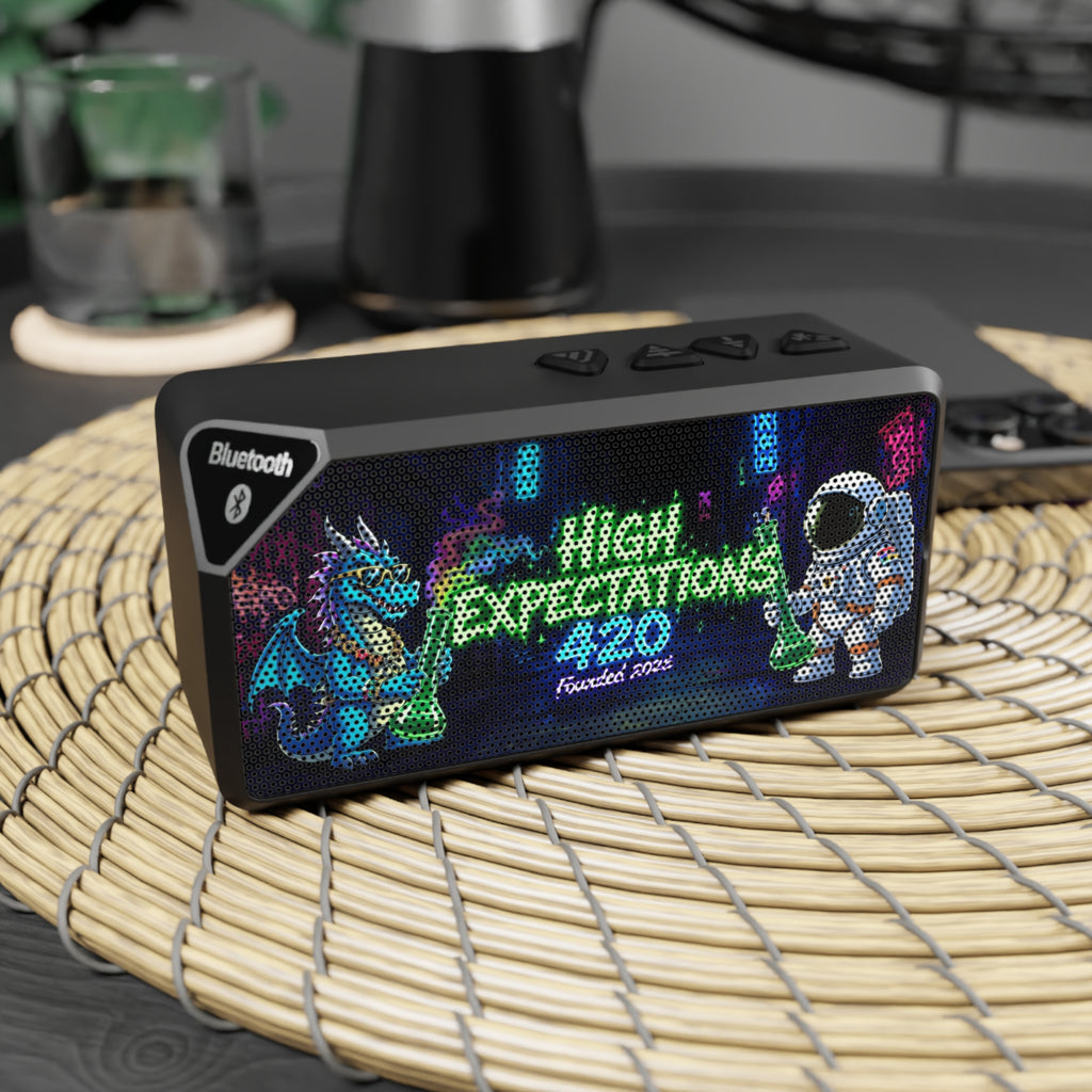 Bluetooth Speaker —  HE420 Neon Dragon & Astronaut LED Speaker